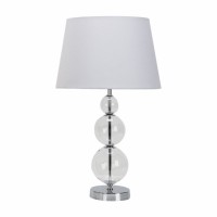 Distribuidor - Lâmpadas Diversas | Sobre Mesas Decoração | SOBREMESA PLATY 1XE27 CROMO 57X33X33 CM Ref: 134371020
